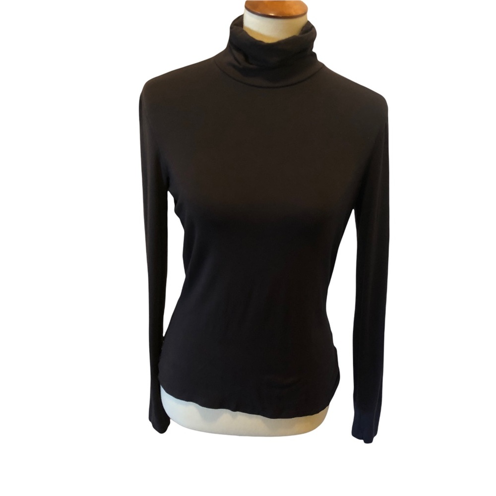 Les Copians Brown Turtleneck